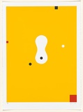 Artist: b'Jacks, Robert.' | Title: b'Guitar Yellow I' | Date: 2001 | Technique: b'screenprint, printed in colour, from multiple stencils'