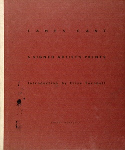 Artist: Cant, James. | Title: Six signed artist's prints. Introduction by Clive Turnbull. | Date: 1948 | Technique: cliche-verre, printed in blue pigment, each from one paper plate; letterpress text