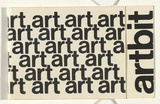 Title: b'Artbit, Sydney Biennale, 1976.' | Date: 1976 | Technique: b'offset lithograph and sand'