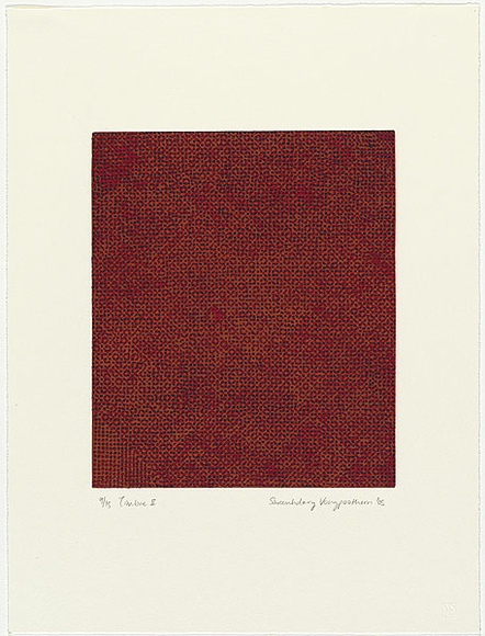 Artist: b'Vongpoothorn, Savanhdary.' | Title: b'Timbre II.' | Date: 2005 | Technique: b'etching, printed in colour, from multiple plates' | Copyright: b'Courtesy Martin Browne Fine Art and the artist'