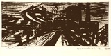Artist: Senbergs, Jan. | Title: Port Liardet | Date: 1992 | Technique: sugar-lift etching, printed in black ink, from one plate | Copyright: © Jan Senbergs