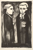 Artist: Dickerson, Robert. | Title: Consideration | Date: 1990 | Technique: lithograph, printed in black ink, from one stone
