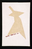 Artist: b'TWIGG, Tony' | Title: b'Shadow, tango, sculpture [Beige abstract form on the cover] (Book of 20 leaves containing 19 illustrations).' | Date: 1983 | Technique: b'stamped print'