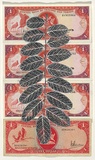 Artist: b'HALL, Fiona' | Title: b'Samanea saman - Rain tree (Trinidad and Tobago currency)' | Date: 2000 - 2002 | Technique: b'gouache' | Copyright: b'\xc2\xa9 Fiona Hall'