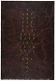 Artist: Tillers, Imants. | Title: Alphabet [2] | Date: 2003 | Technique: woodcut and etching, printed in colour, from  plywood block and copper plate | Copyright: Courtesy of the artist