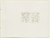 Artist: JACKS, Robert | Title: not titled [abstract linear composition]. [leaf 4 : recto] | Date: 1978 | Technique: etching, printed in black ink, from one plate