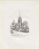Title: bSt. Peter's Church, Cook's River. | Date: c.1851 | Technique: b'line-engraving, printed in black ink, from one copper plate'