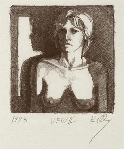 Artist: b'Kelly, William.' | Title: b'not titled [female nude]' | Date: 1983 | Technique: b'lithograph, printed in black ink, from one stone' | Copyright: b'\xc2\xa9 William Kelly'