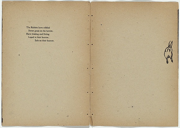 Artist: b'Teague, Violet.' | Title: b'not titled [the rabbits have nibbled...]' | Date: 1905 | Technique: b'letter-press' | Copyright: b'\xc2\xa9 Violet Teague Archive, courtesy Felicity Druce'