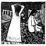 Artist: Tilley, Gwyneth. | Title: Rise and shine | Date: 1983 | Technique: woodcut, printed in black ink, from one block