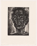 Artist: Fairbairn, David. | Title: Auto portrait 15 | Date: 2004 | Technique: etching and aquatint, printed in black ink, from one plate