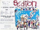 Artist: b'MERD INTERNATIONAL' | Title: b'Sedition. A contemporary independent music festival' | Date: 1983 | Technique: b'screenprint'