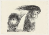 Artist: b'BOYD, Arthur' | Title: b'St Francis when young turning aside.' | Date: (1965) | Technique: b'lithograph, printed in black ink, from one plate' | Copyright: b'This work appears on screen courtesy of Bundanon Trust'