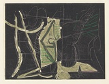 Artist: Marsden, David | Title: not titled | Date: 1985 | Technique: woodcut, printed in colour