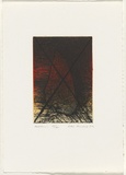 Artist: ARNOLD, Raymond | Title: History. | Date: 1989 | Technique: etching, roulette printed in colour from one plate