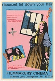Artist: b'EARTHWORKS POSTER COLLECTIVE' | Title: bRapunzel, let down your hair...Filmakers' Cinema | Date: 1979 | Technique: b'screenprint, printed in colour, from multiple stencils'