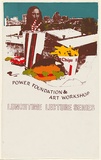 Artist: UNKNOWN | Title: Power Foundation and Art Workshop: lunchtime lecture series. | Date: 1980 | Technique: screenprint, printed in colour, from four stencils