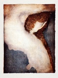 Artist: b'Boccalatte, Suzanne.' | Title: b'Belly II.' | Date: 1995 | Technique: b'colour monotype and drypoint'