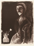 Artist: b'Dickerson, Robert.' | Title: b'Tulips II' | Date: 2000, July | Technique: b'lithograph, printed in dark brown ink, from one stone'