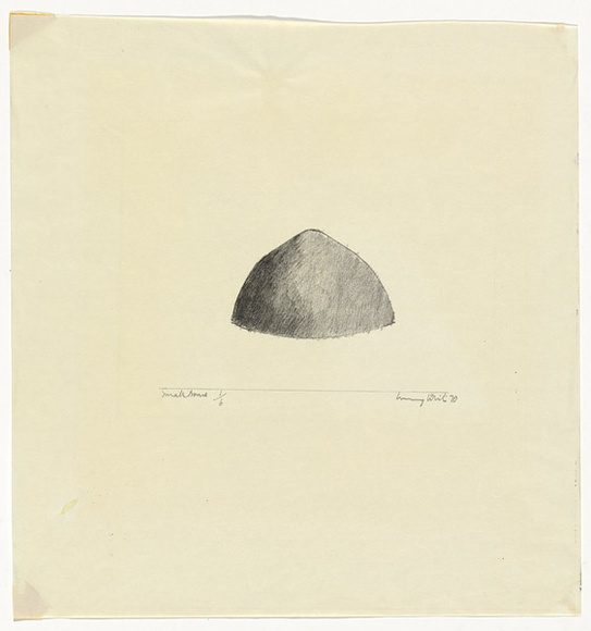 Artist: Murray-White, Clive. | Title: Small Dome | Date: 1970 | Technique: lithograph, printed in black ink, from one stone