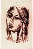 Artist: MACQUEEN, Mary | Title: Head | Date: 1962 | Technique: lithograph, printed in black ink, from one plate | Copyright: Courtesy Paulette Calhoun, for the estate of Mary Macqueen