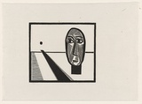 Artist: b'Groblicka, Lidia.' | Title: b'Waiting tree' | Date: 1972 | Technique: b'woodcut, printed in black ink, from one block'