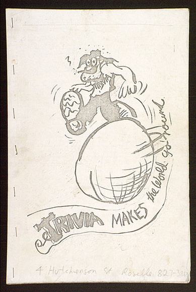 Artist: b'WORSTEAD, Paul' | Title: b'Trivia makes the world go round. Sydney; (s.n.): [13] pp, including front and back cover, incl. [4] pp of ippustration, stapled.' | Technique: b'photocopy' | Copyright: b'This work appears on screen courtesy of the artist'