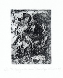 Artist: SHEARER, Mitzi | Title: The lady and the faun | Date: 1981 | Technique: etching, aquatint and foul-bite, printed in black ink, from one plate
