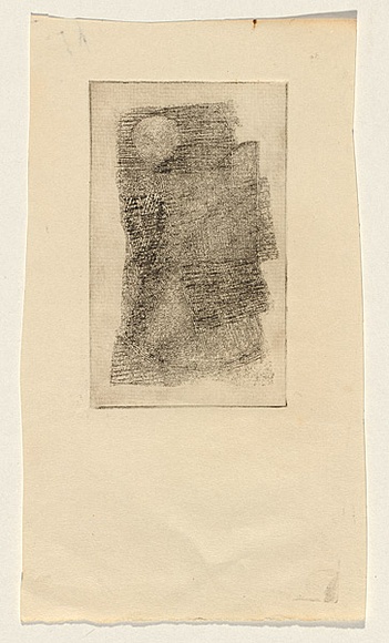 Title: b'not titled [abstract]' | Technique: b'etching, printed in black ink, from one plate'