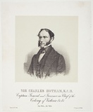 Title: b'Sir Charles Hotham. K.C.B.' | Date: 1859 | Technique: b'lithograph, printed in colour, from multiple stones (black image, buff tint stone)'