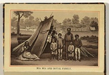 Artist: b'UNKNOWN' | Title: b'Mia Mia and Royal Family.' | Date: c.1890 | Technique: b'lithograph, printed in brown ink, from one plate; varnished'