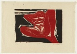Artist: AMOR, Rick | Title: Nude. | Date: 1987 | Technique: woodcut, printed in colour, from two blocks