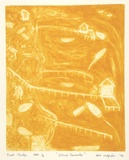 Artist: Napier, Ian. | Title: Citrus Sorrento | Date: 1991, September | Technique: aquatint, printed in yellow ink, from one plate