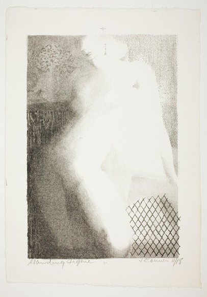 Artist: b'Courier, Jack.' | Title: b'Standing figure.' | Technique: b'lithograph, printed in black ink, from one stone [or plate]'