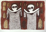 Artist: b'Karadada, Lilly.' | Title: b'not titled # 6' | Date: 2000, November | Technique: b'lithograph, printed in colour, from three stones'