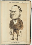 Title: b'A member of the upper house [The Hon. John Alston Wallace M.L.C.].' | Date: 23 May 1874 | Technique: b'lithograph, printed in colour, from multiple stones'