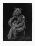 Artist: b'Armstrong, Bruce.' | Title: b'not titled.' | Date: 1988 | Technique: b'softground etching, printed in black ink, from one plate'