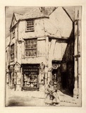 Artist: Menpes, Mortimer. | Title: (Holywell press) | Technique: etching and drypoint, printed in black ink, from one plate