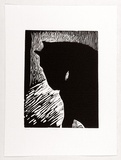 Artist: Taylor, Jules, | Title: Horse. | Date: 1988 | Technique: linocut, printed in black ink, from one block