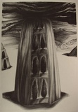 Artist: Johnstone, Ruth. | Title: Camperdown Chronicle [centre] | Date: 1988 | Technique: lithograph, printed in black ink, from one stone