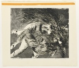 Artist: b'BOYD, Arthur' | Title: b'Entombment.' | Date: (1962-63) | Technique: b'etching and aquatint, printed in black ink, from one plate' | Copyright: b'Reproduced with permission of Bundanon Trust'