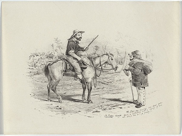 Artist: b'GILL, S.T.' | Title: b'Phil my hearty.' | Date: 1852 | Technique: b'lithograph, printed in black ink, from one stone'