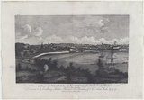 Title: bView of part of Sydney, the capital of New South Wales. Taken from Bene Long's Point. | Date: 1812 | Technique: b'engraving, printed in black ink, from one copper plate'
