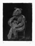 Artist: Armstrong, Bruce. | Title: not titled. | Date: 1988 | Technique: softground etching, printed in black ink, from one plate