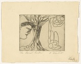 Artist: b'Wienholt, Anne.' | Title: bThe birds' nesters | Date: 1947 | Technique: b'line-engraving, printed in black ink with plate-tone, from one copper plate'