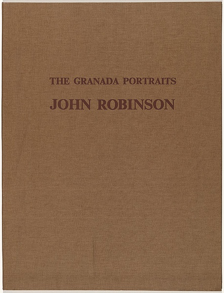 Title: b'Folio for: The Granada portraits' | Date: June 1979 - February 1980 | Technique: b'letterpress, printed in brown ink'