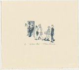 Artist: Robinson, William. | Title: Gertrude Street | Date: 1992 | Technique: lithograph, printed in black ink, from one stone; hand-coloured
