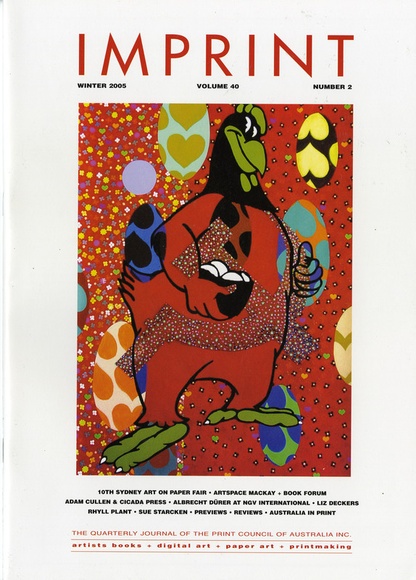 Artist: b'PRINT COUNCIL OF AUSTRALIA' | Title: b'Periodical | Imprint. Melbourne: Print Council of Australia, vol. 40, no. 2,  2005' | Date: 2005