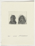 Artist: Cullen, Adam. | Title: Couple | Date: 2001 | Technique: etching, printed in black ink, from one plate