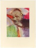 Title: not titled [Granada portrait 3] | Date: June 1979- February 1980 | Technique: lithograph, printed in colour, from multiple aluminium plates